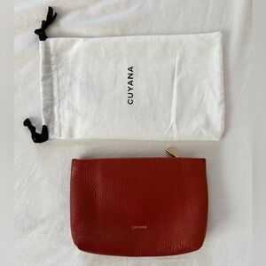 Cuyana Nano Zipper Pouch in Rioja